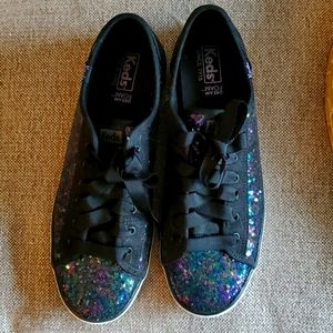 Black Sparkly Keds